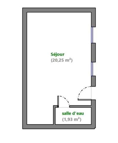 Studio idéalement situé place du marché - 23 m2