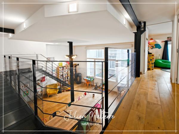 SAINT ETIENNE (42) - Exceptionnel LOFT de 165 m² avec 5 chambres et garage