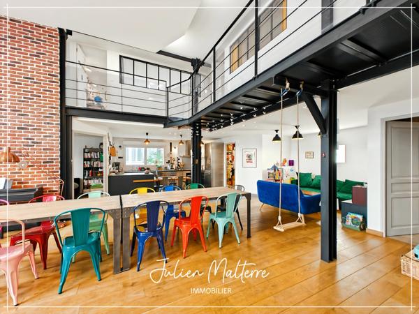 SAINT ETIENNE (42) - Exceptionnel LOFT de 165 m² avec 5 chambres et garage