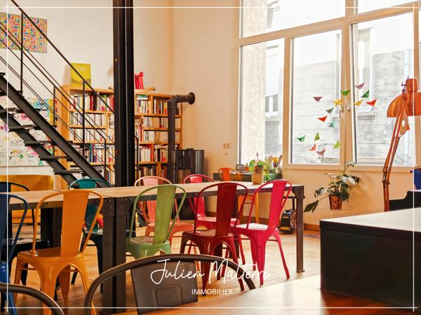 SAINT ETIENNE (42) - Exceptionnel LOFT de 165 m² avec 5 chambres et garage