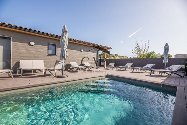 Lecci (20137) Villa de luxe & moderne T5 ***** avec piscine privée - plage de Cala Rossa