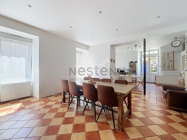 Vente belle maison de 178 m2, 6 chambres, avec studio indépendant, sur un terrain de plus de 650m2