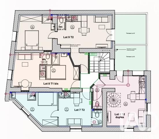 Appartement à vendre 2 pièces 34,85 m² Lyon 8