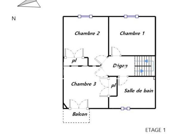 Location Maison 4 pièces 80 m² - 51 AVENUE DES PYRENEES Muret 31600