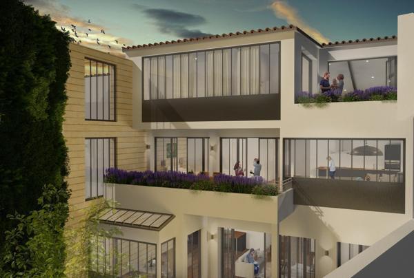 Plateaux Bordeaux centre: Ascenseur -Terrasse - Cave - Parking 