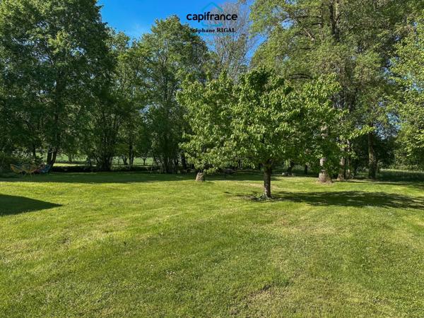 Propriete à vendre 6 pièces proche de MONTCUQ (46), moulin et dépendances sur terrain de 1,67 ha
