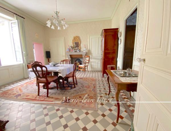Dpt Deux Sèvres (79), à vendre NUEIL LES AUBIERS maison bourgeoise de 222 m² + dépendances et terrain de 1 041 m²
