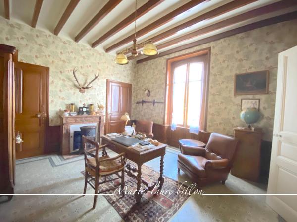 Dpt Deux Sèvres (79), à vendre NUEIL LES AUBIERS maison bourgeoise de 222 m² + dépendances et terrain de 1 041 m²