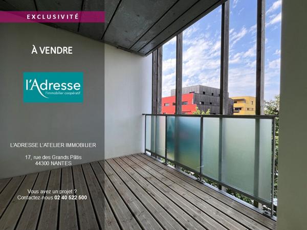 Appartement Nantes 2 pièce(s) 38.3 m2