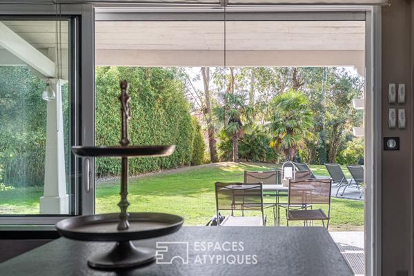 Maison esprit « Louisiane », guest house et jardin tropical avec piscine