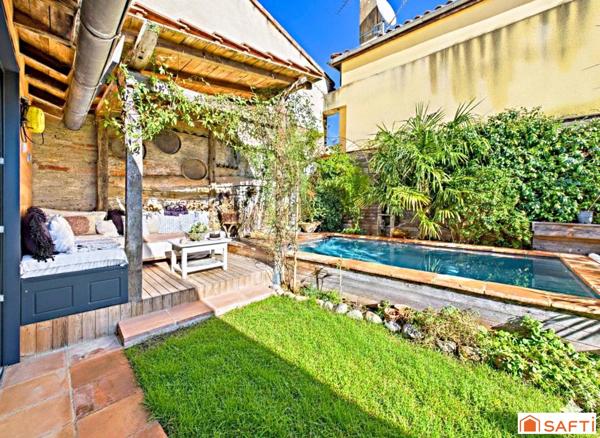 Magnifique Maison de Ville T6 195m2 avec Local professionnel, jardin et piscine!!!