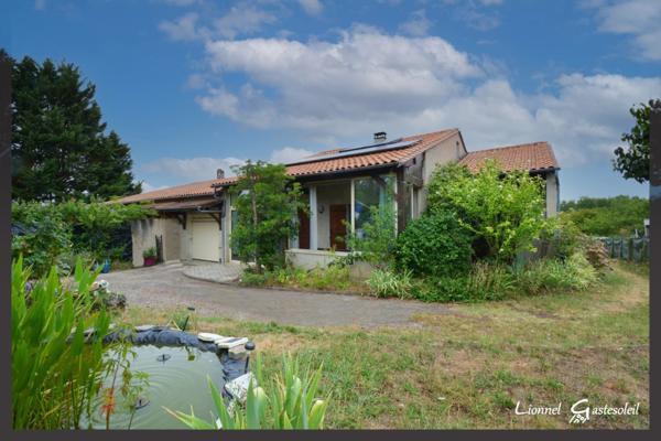 Maison à vendre de plain pieds 2/3 chambres sur la communes de Vélines en Dordogne (24)