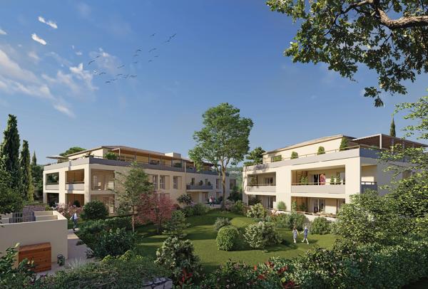 UZES (30) Bel appartement F4 de 88 m² avec 2 balcons et garage en sous-sol