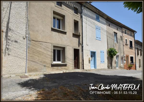 Maison de village T3 de 78 m² avec terrasse abritée, garage et vue dégagée