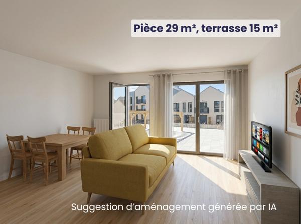 NEUF - Appartement T1 bis de 34,62m² - Résidence Reverso à Louviers