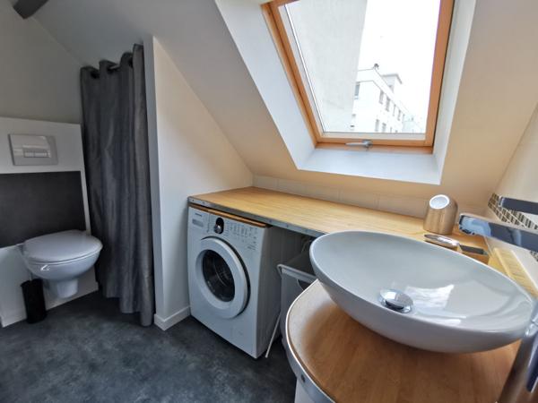 Vannes - T2 meublé en duplex