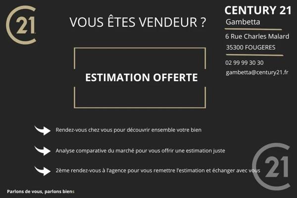 Appartement T4 à vendre  4 pièces - 84 m 2   FOUGERES  - 35