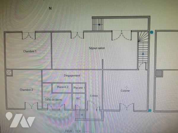Maison à étage – Fort potentiel – Terrain divisible