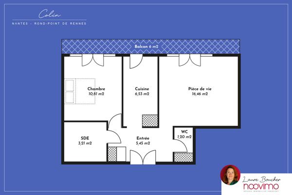 Hauts-Pavés Saint-Félix, T2 lumineux avec stationnement et cave