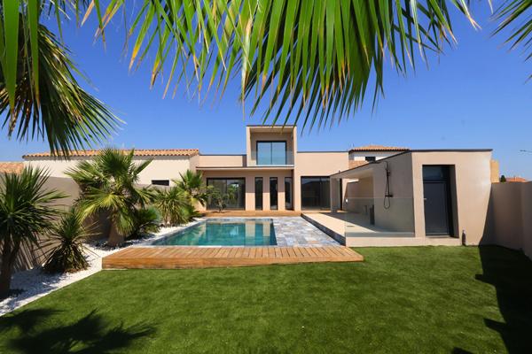 MARGUERITTES Maison neuve T4 avec piscine de 126 m2 sur 411m²