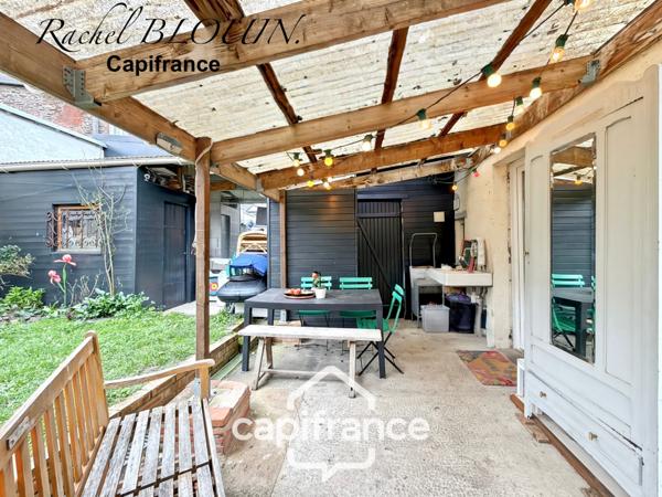 RENNES, Maison de charme Type 3 de 70 m2 - jardin de 112 m2 - parking privatif