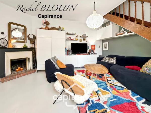 RENNES, Maison de charme Type 3 de 70 m2 - jardin de 112 m2 - parking privatif