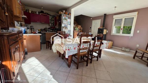 Culoz – Pavillon familial en plein centre-ville – 110 m² – Terrain clos de 450 m²