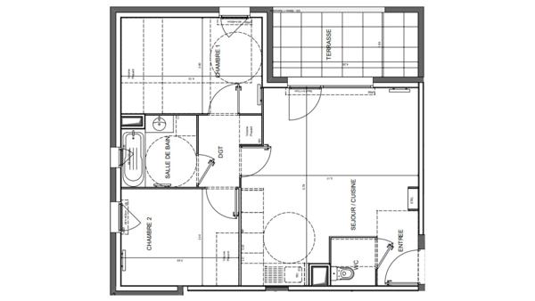 Appartement à vendre 3 pièces 57 m² Chambéry