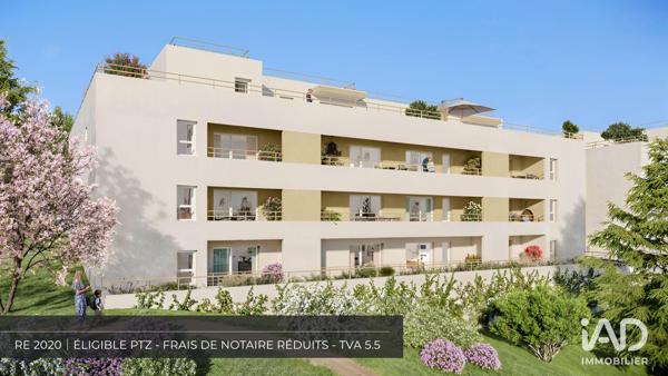 Appartement à vendre 3 pièces 57 m² Chambéry