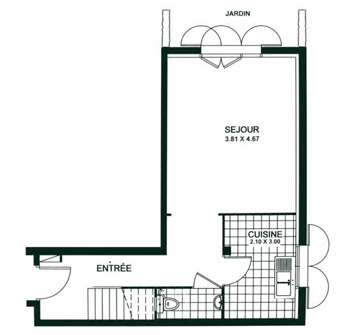 Annecy Vieugy T3 Duplex Terrasse Jardin Garage