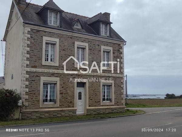 Maison familiale vue sur la baie de Carantec
