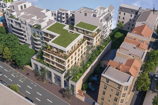 92150 Suresnes Centre - 4P Rez-de-jardin de 86m2 avec terrasses et jardins privatifs (75m2)