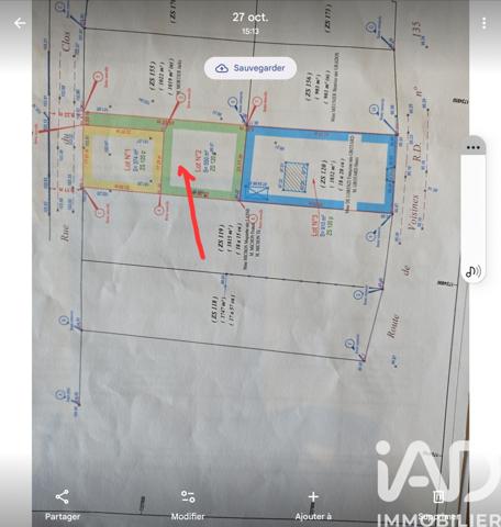 Terrain à vendre 550 m² Soucy