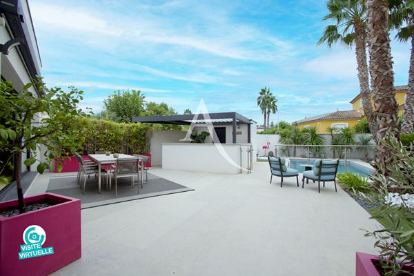 LATTES - VILLA CONTEMPORAINE - 2016 - 175 m² - 5 CHAMBRES - PISCINE TRADITIONNELLE - GARAGE - LOCAL À VÉLOS