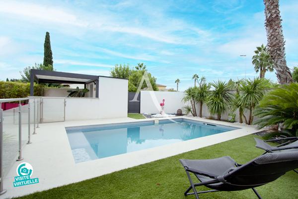 LATTES - VILLA CONTEMPORAINE - 2016 - 175 m² - 5 CHAMBRES - PISCINE TRADITIONNELLE - GARAGE - LOCAL À VÉLOS