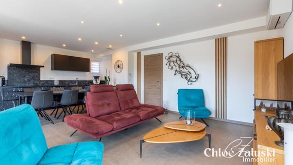 Appartement T3 en toit terrasse avec piscine