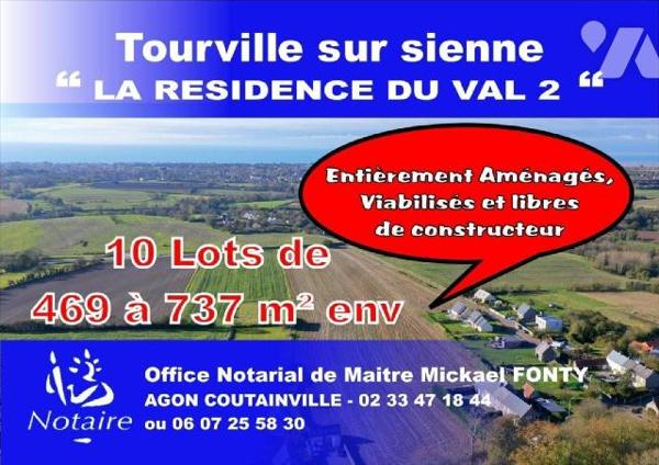 Lot n°8
Résidence du Val 2 à Tourville sur Sienne : terrain à bâtir dans une nouvelle résidenc...