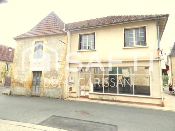Ensemble immobilier Maison d'habitation + commerce
