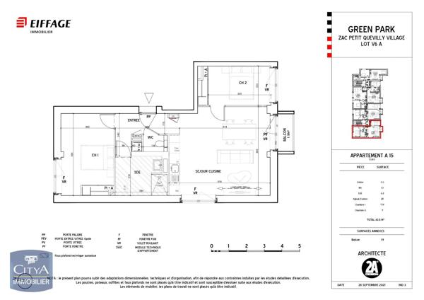 Appartement à louer 3 pièces 63.8m² Le Petit-Quevilly (76140)