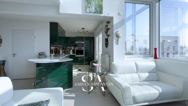 Duplex récent de 102 m² dernier étage, volumes, lumière et vue imprenable !