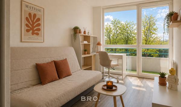 STUDIO « LEGO » STUDIO À VENDRE À VANNES AVEC BALCON & PARKING