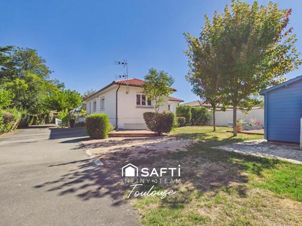 CALME BEAUX VOLUMES ET PARCELLE DE 1200 M²
