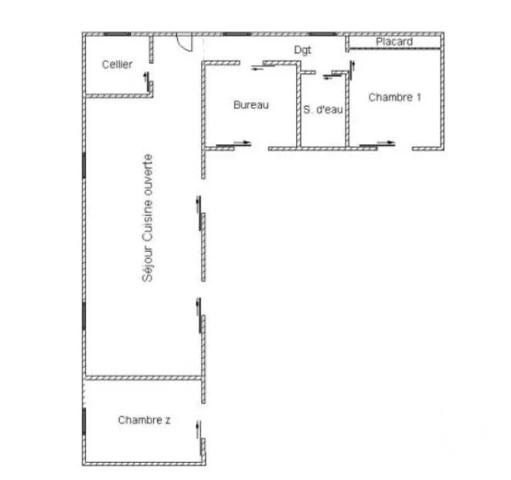 Maison à vendre  4 pièces - 93,90 m 2   VENCE  - 06