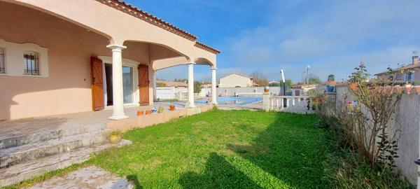 VERNIOLLE : VILLA DE PLAIN PIED A VENDRE  DE TYPE 4 /5 DE 110 M2 AVEC GARAGE ET PISCINE SANS VIS A VIS