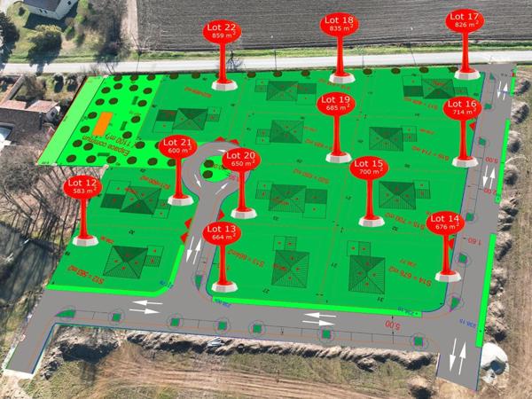 TERRAIN VIABILISE - VUES PYRENEES -