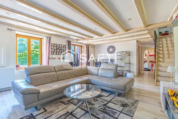 Maison de village 146m², 4ch + mezza, Filain, rénovée