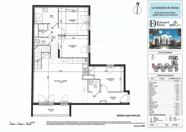 Appartement à vendre 5 pièces 113 m² Villeneuve-la-Garenne