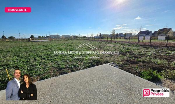 CHARTRES - CHAMPHOL JOLI TERRAIN VIABILISE A BATIR DE 425 m²