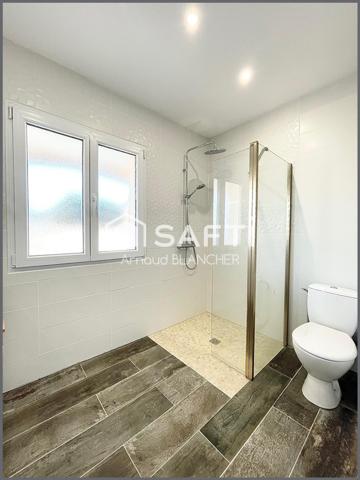 Investissement locatif, pavillon plain-pied actuellement loué, 2 chambres, cellier, garage, jardin clos.