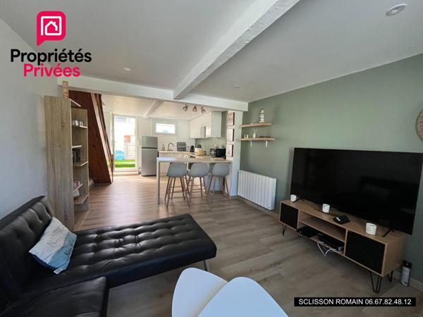 Maison de ville Meschers Sur Gironde 51 m2  avec patio sans travaux